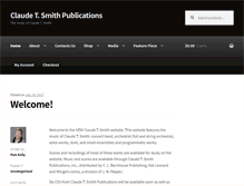 Tablet Screenshot of claudetsmith.com
